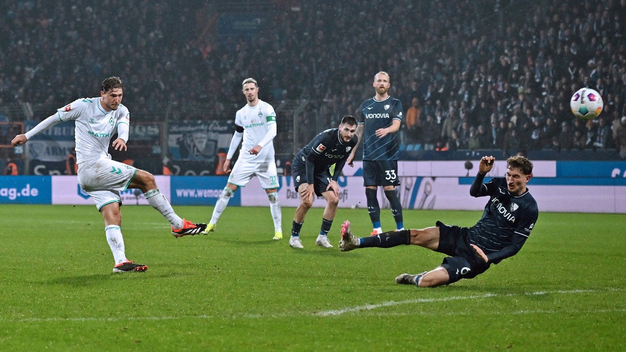 Sportclub: Last-Minute-Held Stark rettet Werder Bremen in Bochum ein Remis | ARD Mediathek